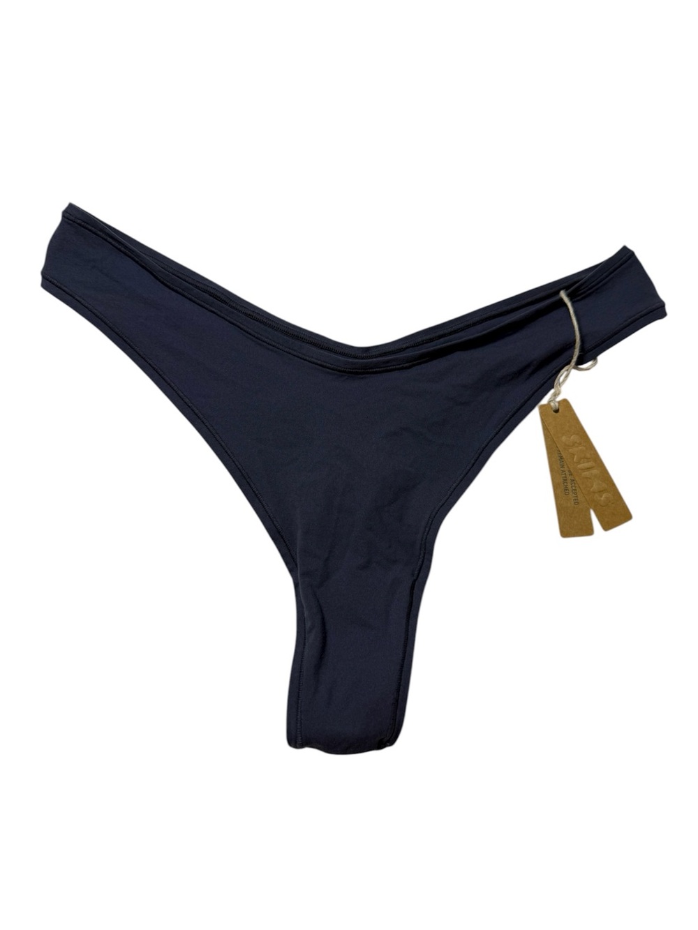 SKIMS Navy Blue Thong‎ Bikini Bottom